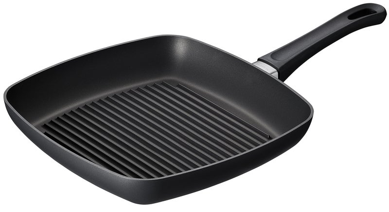 Scanpan Classic Induction 10 1/2 Inch Nonstick Square Grill Pan â€“ Compatible with All Cooktops, Induction Ready, Metal Utensil Safe, Oven Safe to 500Â°F, Dishwasher Safe - Image 1